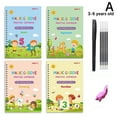 thumbnail image 1 of Magical Handwriting Workbooks Practice Copybook, Magic Calligraphy That Can Be Reused Handwriting Copybook Tracing Book (4booksPens) by PAKASEPT, 1 of 8