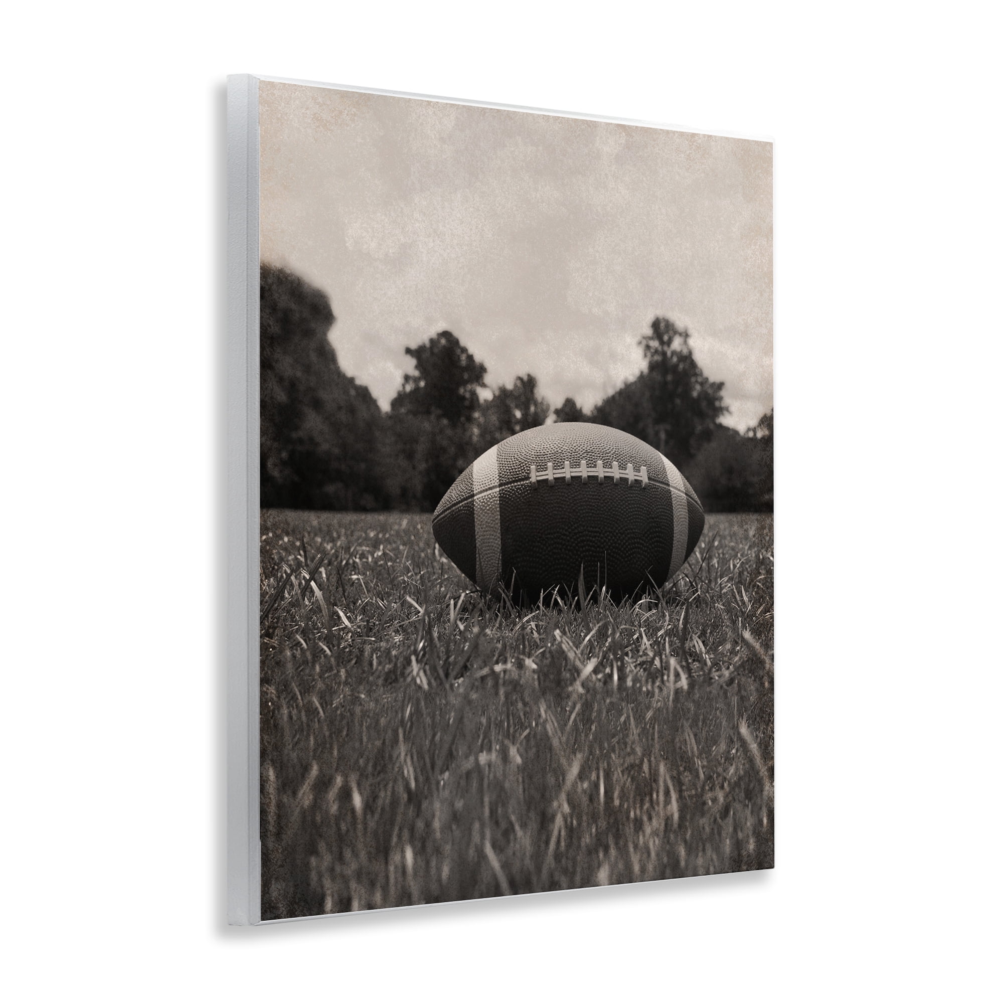 Stupell Industries Vintage Sports Football Wall Plaque Art, design by Marcus Prime