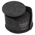 thumbnail image 4 of Felt Mug Mat, Round Table Placemat Table Placemat Cup Insulation Pad 10PCS Drink Coasters  for Home, 4 of 8