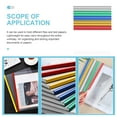 thumbnail image 2 of 10pcs Plastic Document Folders Sliding Bar Clips File Folders for Home Office, 2 of 6