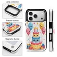 thumbnail image 3 of Happy Birthday Cake Balloons Presents Stars Leather Wallet Case for iPhone 12 Pro Wallet Case Card Holder Flip, 3 of 8