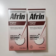 Afrin Original Nasal Spray Maximum Strength Congestion Relief (3p x 30 ml ) 90mL