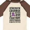 thumbnail image 4 of Inktastic Cystic Fibrosis Awareness Strength Courage Support Boys or Girls Long Sleeve Baby Bodysuit, 4 of 5