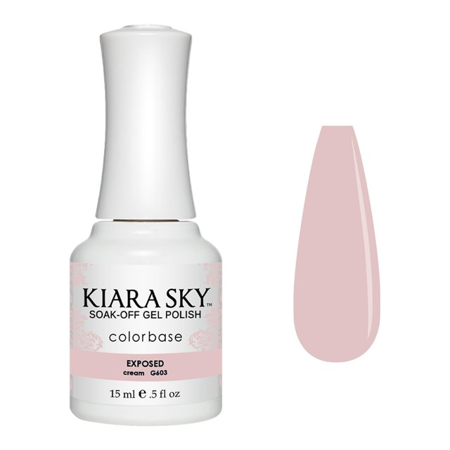 KIARA SKY Esmalte de uñas en gel Soak Off 0.5 fl oz EXPUESTO (G603)