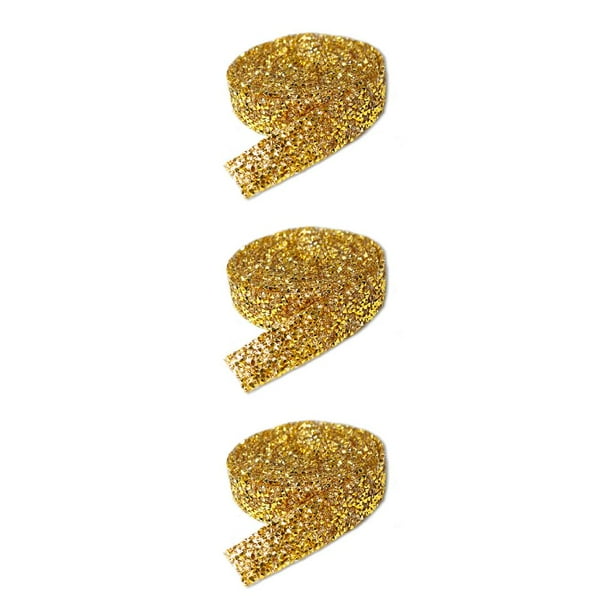 Yuarrent Pegatinas ostentosas, cadena de diamantes de imitación con purpurina, cinturón DIY, arreglo de ropa, cuentas decorativas, diseño autoadhesivo, Type1 NO1 Yuarrent CBP343940