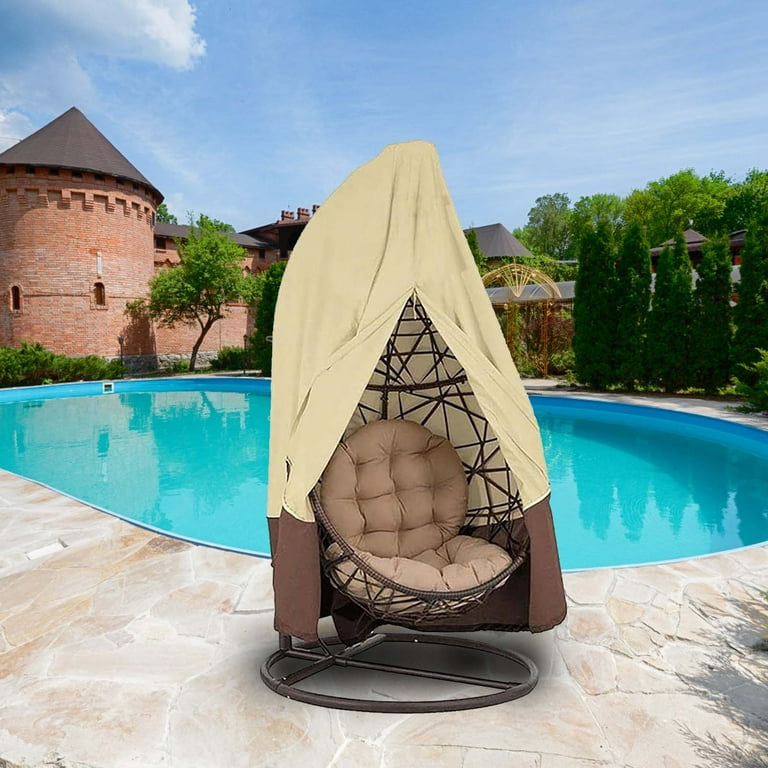 Egg Chair Cover, Double Egg Chair Seat Covers With Zipper
