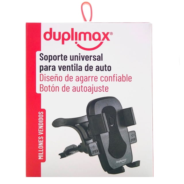 Soporte Auto DupliMax Ventila Ajustable Negro