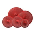 thumbnail image 3 of HILABEE 5Pcs Low Volume Cymbals Set Sturdy Quiet Cymbals Practice for Rehearsal Room Red, 3 of 9