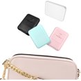thumbnail image 3 of Compact Mirror, 1X/2X Magnification LED Pocket Mirror with Nternal BIattery, Mini Mirror for Purse, Pocket,Travel and Present (Black), 3 of 7
