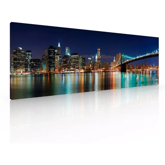 Cuadro Decorativo Panorámico Para Sala IDEAS CREATIVAS IN Puente De Brooklyn