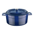 thumbnail image 4 of Lava Enameled Cast Iron Dutch Oven 4.75 Qt. Round with Trendy Lid Blue, 4 of 4
