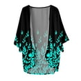 thumbnail image 3 of Hpapadks Kimono Cardigans for Women Puff 3/4 Sleeve Loose Printed Cover Up Casual Beach Sun Proof Blouse Tops Cardigan for Women, 3 of 4