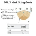 thumbnail image 5 of DALIX Skin Tone Cloth Face Mask 3 Layer Filter Pocket Nose Piece in Sand - L-XL, 5 of 6