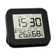 thumbnail image 1 of Higrotermógrafo con pantalla digital LCD | Medidor de temperatura de humedad multifuncional | Reloj despertador doble | Cronómetro de cuenta regresiva con temporizador | Formato 12/24 horas |, 1 of 1