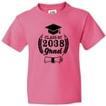 thumbnail image 3 of Inktastic Class of 2038 Grad with Diploma and Graduation Cap Youth T-Shirt, 3 of 5