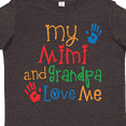 thumbnail image 4 of Inktastic My Mimi and Grandpa Love Me Boys or Girls Toddler T-Shirt, 4 of 5
