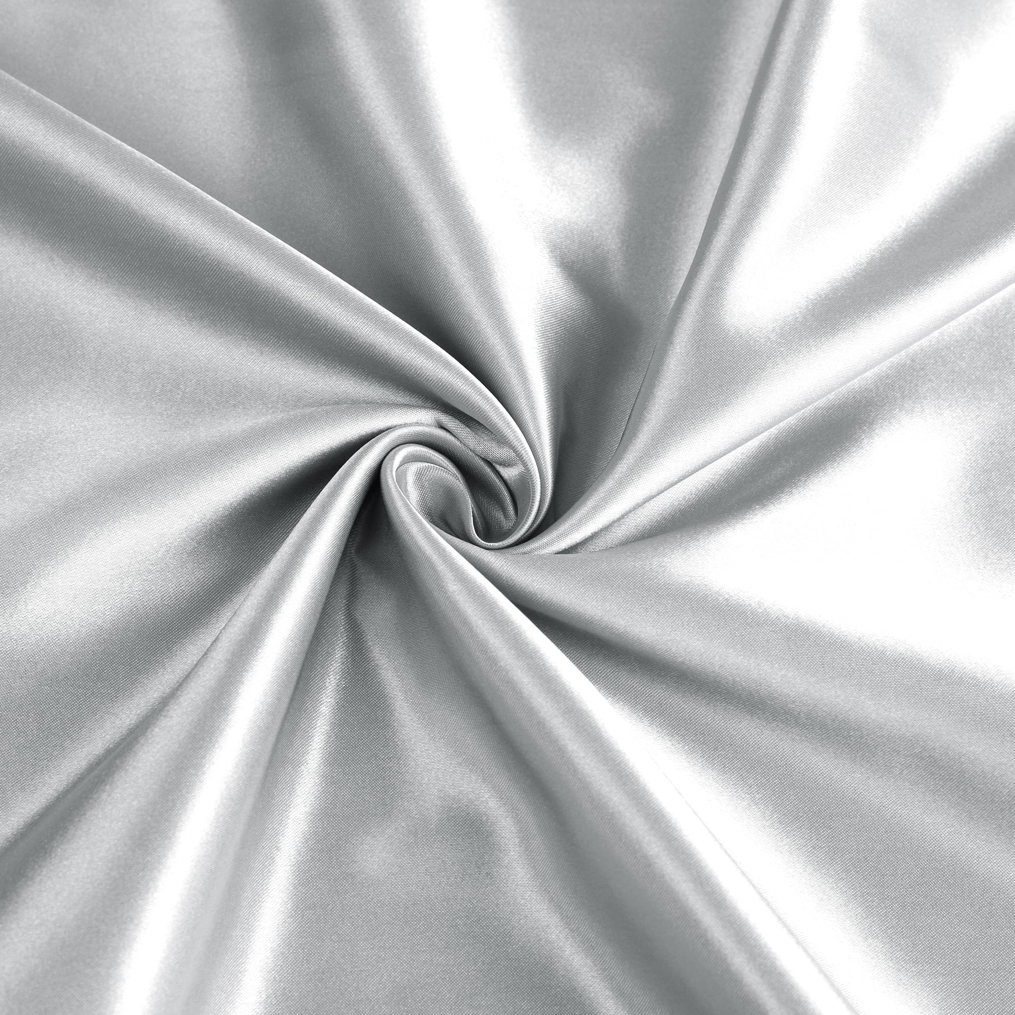 Unique Bargains Satin Envelope Closure Body Pillowcases Silver 20"x72" 1 PC