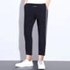 thumbnail image 5 of Pantalones largos para hombre, con cordón, cintura elástica, holgados, deportivos, casuales, de poliéster, 5 of 7