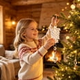 thumbnail image 6 of DefiDgd Christmas Crystal Style Clear Gradient Acrylic Pinecone Hanging Ornament for Christmas Tree Mantel Window Door Wall Holiday Party Home Decor, 6 of 6