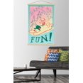 thumbnail image 2 of Frosty The Snowman - Happy Jolly Fun Wall Poster with Magnetic Frame, 22.375" x 34", 2 of 5