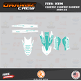 thumbnail image 3 of Kalair GFX Graphics Kit for KTM ENDURO 2-STROKE 150EXC,250EXC and 300EXC (2020-2023) Og Series, 3 of 5