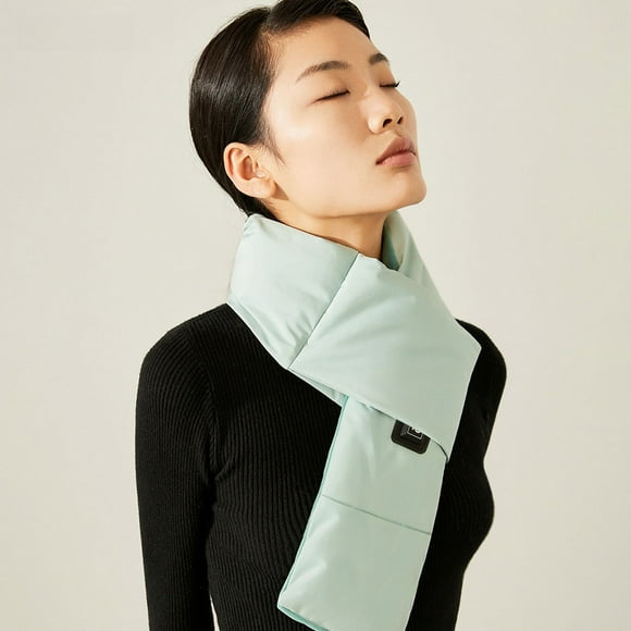 Bufanda calefactora Compresa de cintura Bufanda calefactora Manga de cuello Artefacto inteligente a prueba de frío y que mantiene el calor para hombres y mujeres Carga