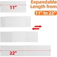 thumbnail image 3 of Clear Spice Drawer Organizer 4 Tier- 2 Set (8 Packs) Rack for Drawer Expandable From 11" to 22" Kitchen Seasoning Organizers and Storage (Jars not included), 3 of 4