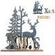thumbnail image 4 of Adorno navideño de alce de madera para el hogar, adornos navideños de ciervos empalmados, regalo para niños para decoraciones de fiesta navideña en el hogar, 4 of 5