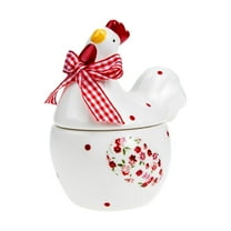 ACDANC Ceramic Sugar Bowl with Lid Multi-function Canister Seasoning Can Kitchen Supply