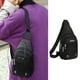 thumbnail image 5 of Bolsos de pecho para hombres bolsos de hombro ligeros de gran capacidad, bolsos interiores negros ajustables para correas de hombro, 5 of 10
