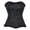 c01Black, variant on LNWUY Vintage Corset Tops for Women Shapewear Lingerie Elegant Lace up Patchwork Bustier Black M
