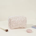 thumbnail image 6 of Elegan Cotton Fabric Makeup Organized Bag With Elegant Flower Pattern Travel Makeup Storage Case for Women Girls, 6 of 9
