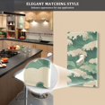 thumbnail image 5 of Yayeee Blank Wall Plate Cover 1-Gang 4.5"x2.7" Home Unused Decorative Outlet, Green Wave Pattern, 5 of 7