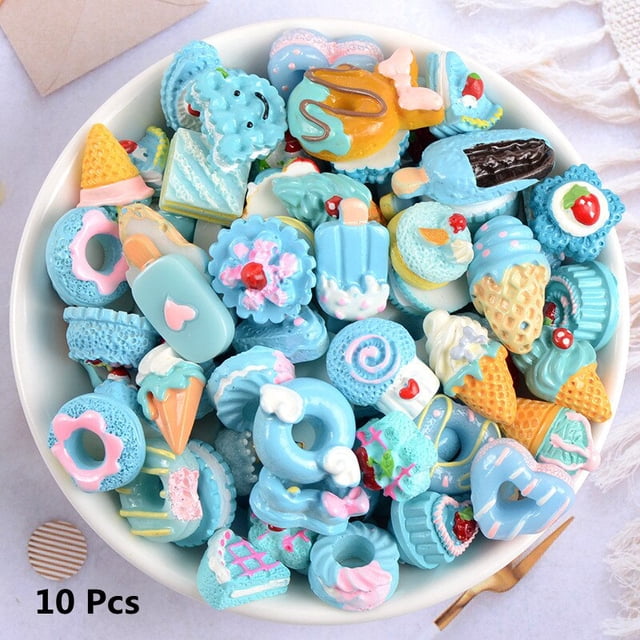 10/30/50/100 Uds. Kit de Material de caramelo cabujones planos de resina 3D adorno Apple Diy horquilla de boda accesorios Scrapbook Craft Tan Jianjun unisex