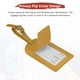 thumbnail image 4 of Conjunto de Funda para Pasaporte y Etiqueta de Equipaje Uxcell - Funda de Pasaporte de Privacidad Segura - Etiquetas de Maleta - [Cúrcuma - Cuero PU] Accesorios de Viaje, 4 of 7