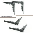 thumbnail image 2 of Sungmor Soportes de Repisa de Hierro Fundido de 7.3", Soporte Colgante de Pared, Negro, 2 Piezas, 2 of 7