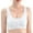 White, variant on Utoimkio Sports Bras for Women High Support Seamless Padded Low Impact Workout Bra for Yoga Fitness Comfy Soft Everyday Sleep Activewear Bras