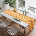 thumbnail image 5 of SOVCFOE 100% Linen 13.8x71 Inch(35x180 cm) Long Washable Reusable Table Runner for Fall/Autumn/Pumpkin/Thanksgiving Decoration, 5 of 5