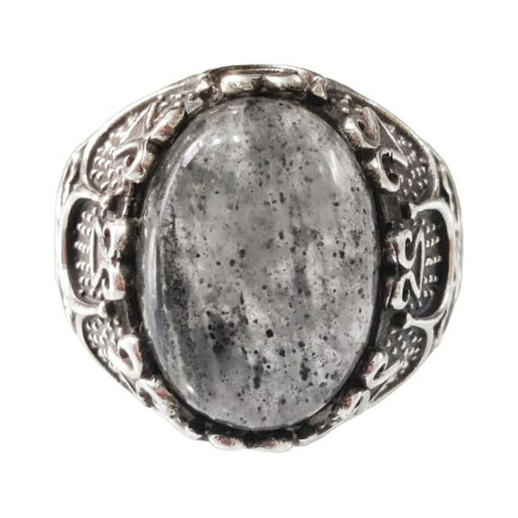 Black Rutile Mans Ring, Natural Black Rutilated Quartz, Quartz Silver Jewelry, 925 Silver Ring, Gift, Heavy Mens Ring, Arabic Design, Ottoman Style Ring, Christmas, Turkey Mens Signet Ring