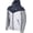 Navy/White, variant on Mens Windrunner Jacket Hooded Windbreaker (Red/White, Large)