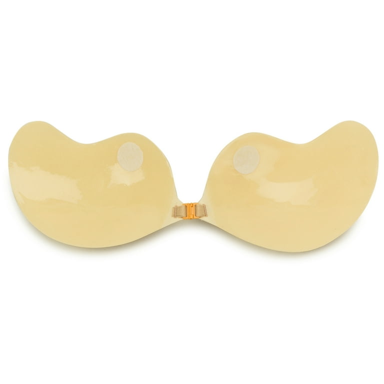 Acexy Invisible Bras Sticky Bra Push Up Strapless Self Adhesive Silicone Bra  Lunge Reusable Magic Bra for Women (D, Beige) price in UAE,  UAE