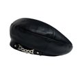 thumbnail image 1 of Women Hat Solid Color Vintage Chain Faux Leather Winter Beanie for Daily Wear, 1 of 10