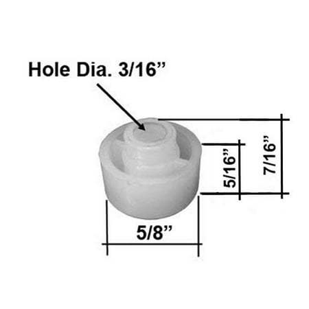 Shower Door Nylon Pivot Bushing For Framed Pivot Shower Doors