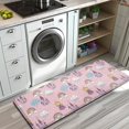 thumbnail image 3 of Pink Princess Castle Pattern Kitchen Rug Mat,Kitchen Runner Rugs Non Skid Washable,Decorative Kitchen Floor Mats for Kitchen,Sink,Laundry,17"x47.2", 3 of 7