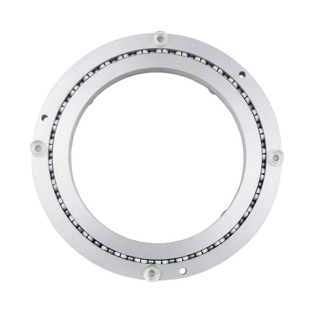 Base giratoria de 40 cm con placa de soporte de aleación de aluminio multifuncional para mesa de comedor, bandeja de servicio de cocina.
