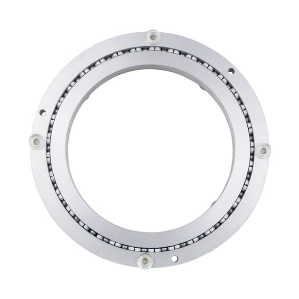 Base giratoria de 40 cm con placa de soporte de aleación de aluminio multifuncional para mesa de comedor, bandeja de servicio de cocina.