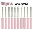 thumbnail image 1 of 10Pcs/Set 4.8mm Chainsaw ener Grinding Stone File Chain Saw ening Tool, 1 of 7
