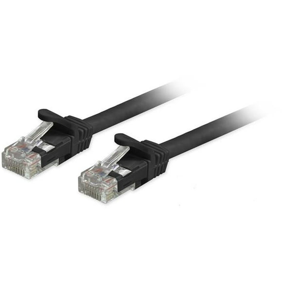 Comprehensive Câble Câble de Raccordement CAT6A-UTP-50BLK Non Blindé&44; Noir