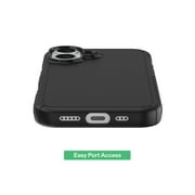 onn Protective Gel Phone Case for iPhone 17 - Black