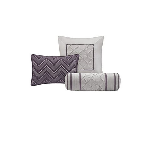 Madison Park Laurel Comforter Set King Plum Walmart Canada